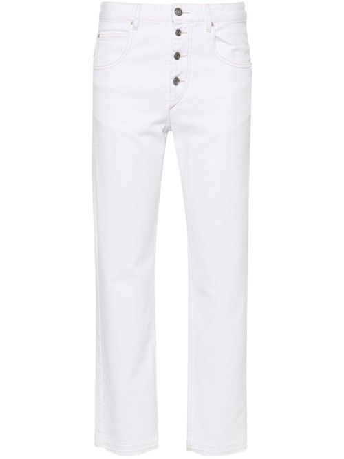 Jemina slim-fit cropped jeans - White