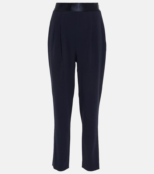 High-rise slim pants