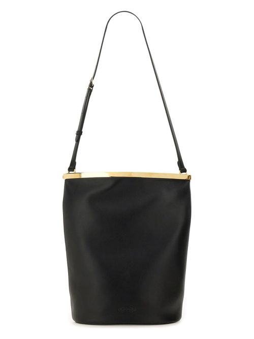 Tod's Women's Small Leather Bucket Bag in Black | Size UNI | XBWCRNK0200 Color UCTB999