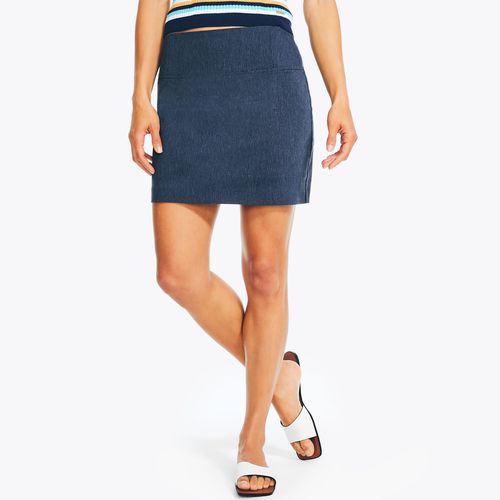 Womens Pull-On Denim Skort