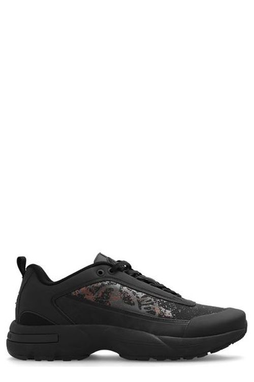 Stone Island Grime Round-Toe Panelled Sneakers