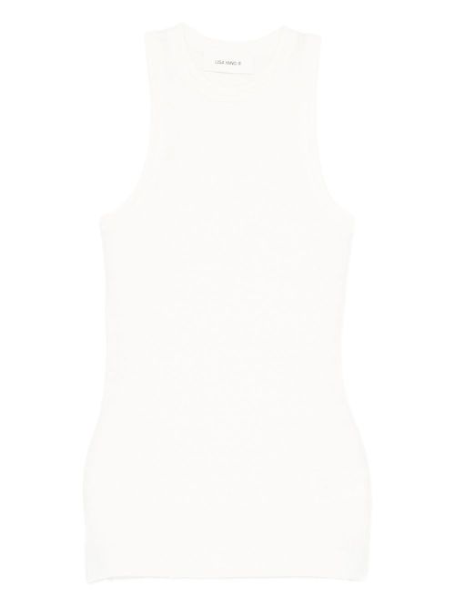Amya cotton and cashmere top