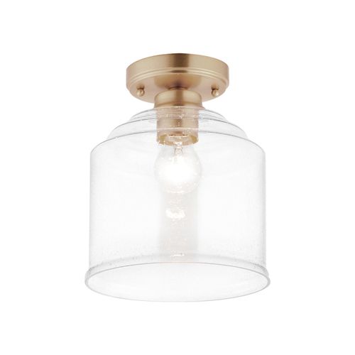 Heritage One Light Semi-Flush Mount from the Acadia Collection