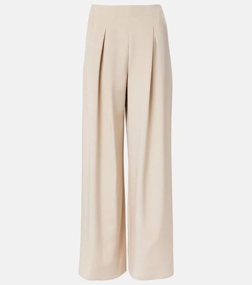 Palude pleated silk-blend wide-leg pants