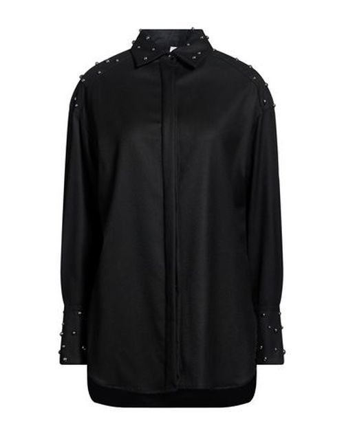 Woman Shirt Black Size 8 Virgin Wool