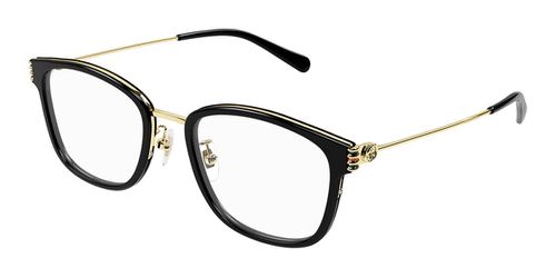 Gucci GG1886OA Asian Fit 001 Women's Eyeglasses Black Size 53 - Blue Light Block Available