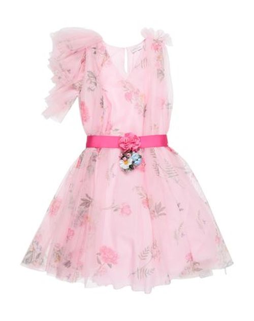 Kid Girl Kids' dress Pink Size 12 Polyester, Polyamide