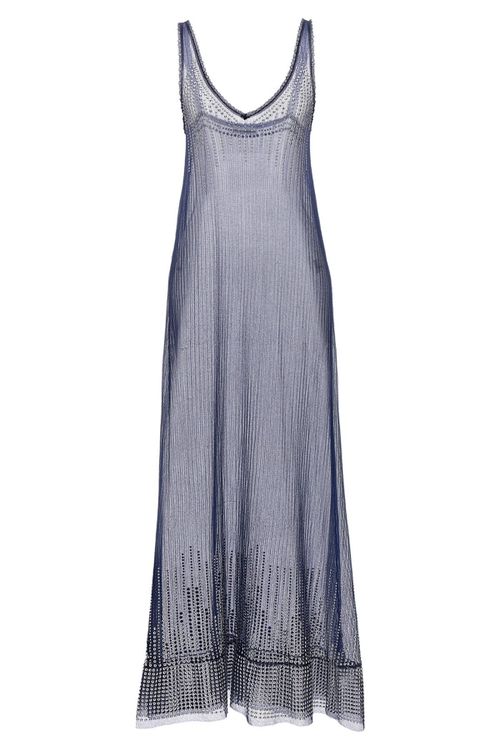 Studded Mesh Dress