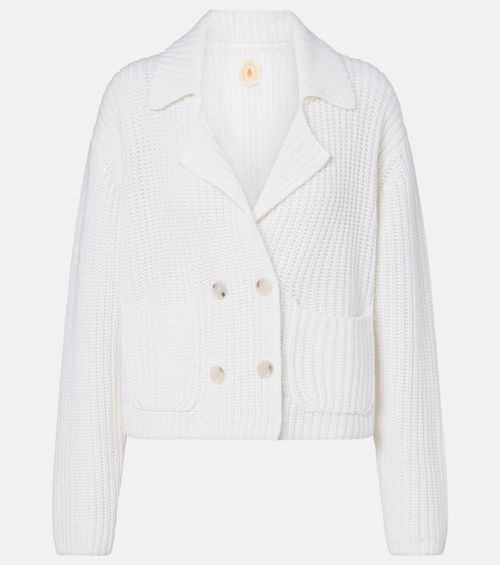 Cotton and cashmere cardigan