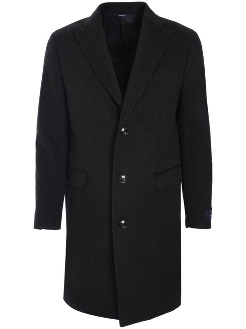 Notch lapels coat - Grey