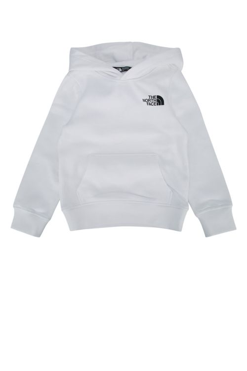 Kids White Logo Hoodie