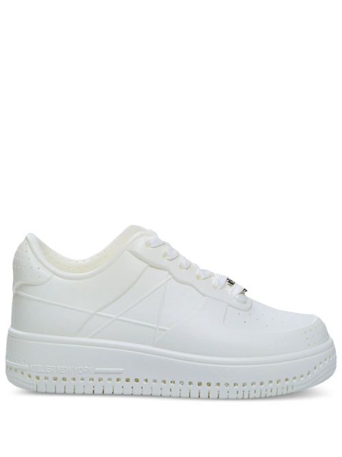 Flatform sneakers - White