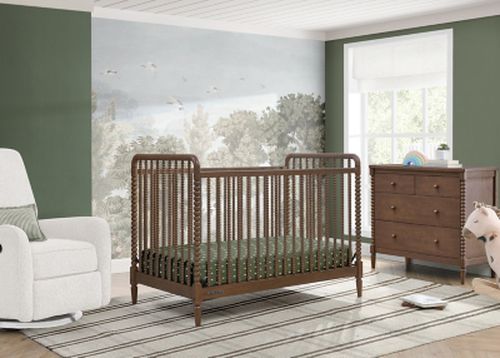 Delta Children Saint 4-in-1 Convertible Crib, Teak Brown