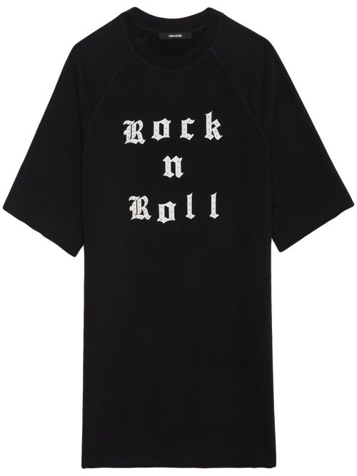 Grace T-shirt dress - Black