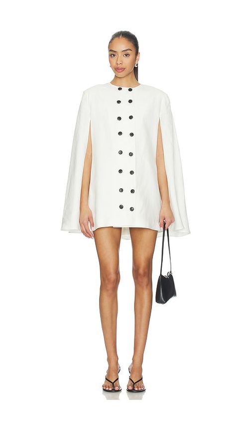 SELMACILEK Button Down Jacket in Ivory. - M also in L