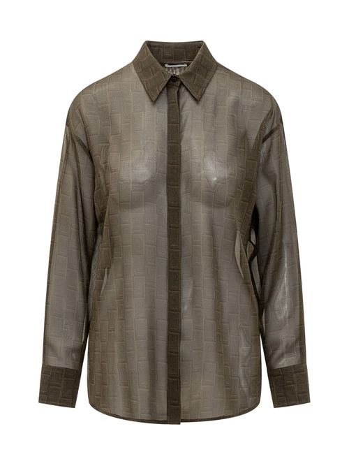 Shirt With Monogram Print