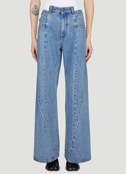 Wide-leg Jeans - Woman Jeans Blue It