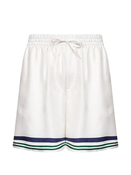 Hotel Emblem Silk Shorts