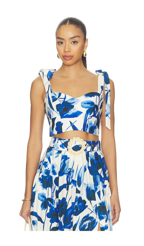 Cara Cara Faiza Top in Royal,White. 00. Also , 4, 6, 8