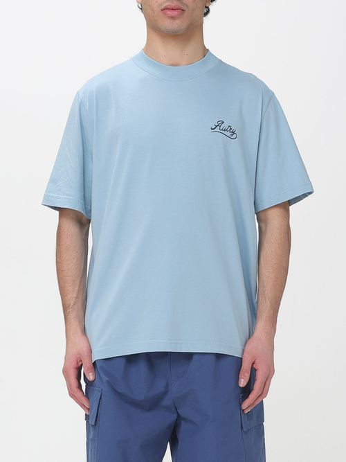 Polo Shirt Men color Gnawed Blue