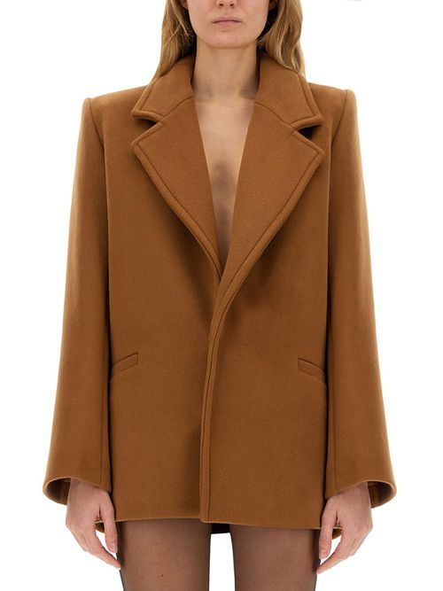 Short wool coat
