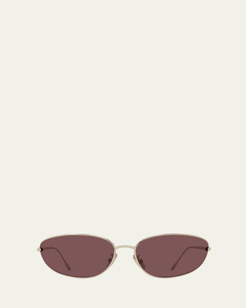 Signature Wrap Around Metal Sunglasses