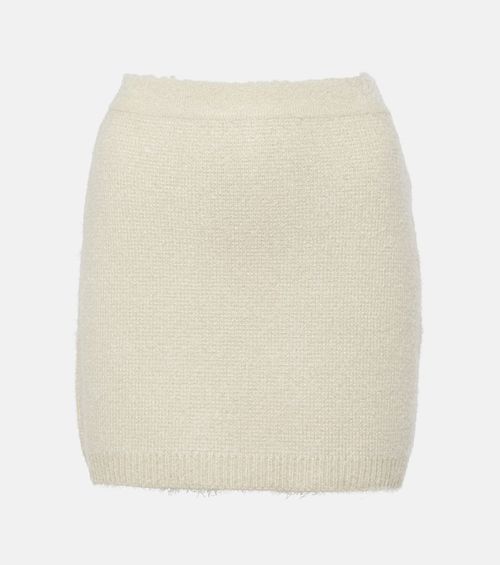 Darrion silk and cashmere miniskirt