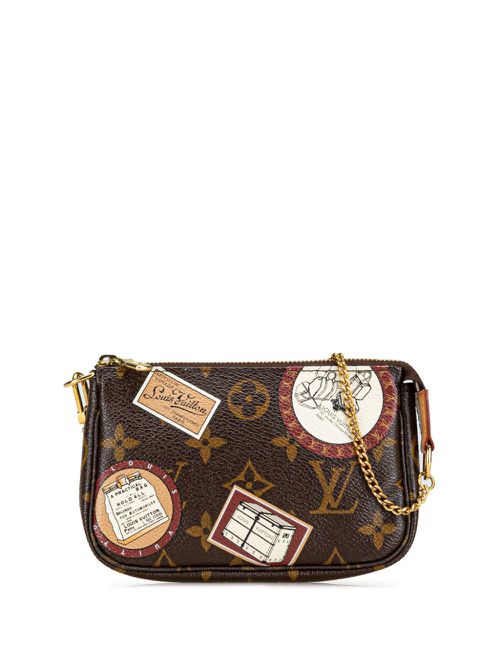 2008 Monogram Patch Mini Pochette Accessoires handbag - Brown
