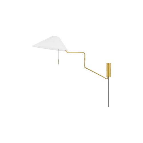 Mitzi Aisa Wall Sconce in Aged Bra