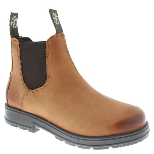 Frank James Suffolk Women's Leather Chelsea Dealer Boots - Cognac