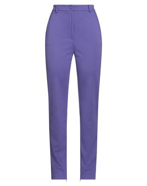 Woman Pants Purple Size 2 Viscose, Polyamide, Elastane