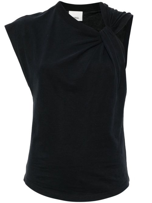 Nayda organic-cotton T-shirt - Black