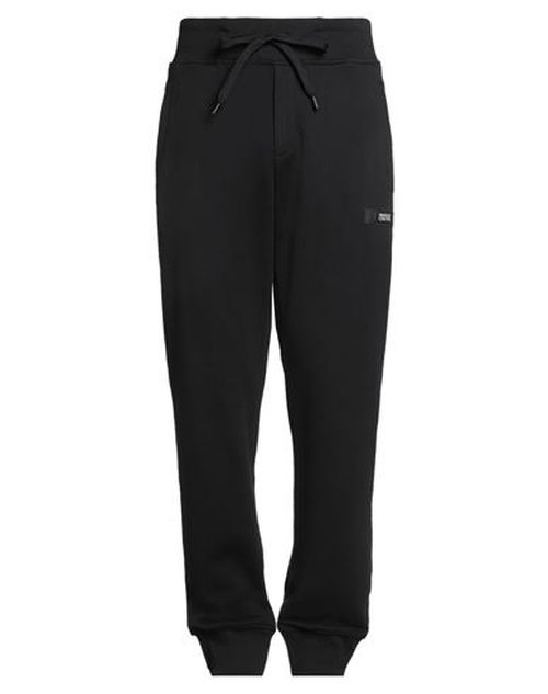Man Pants Black Size M Cotton, Elastane