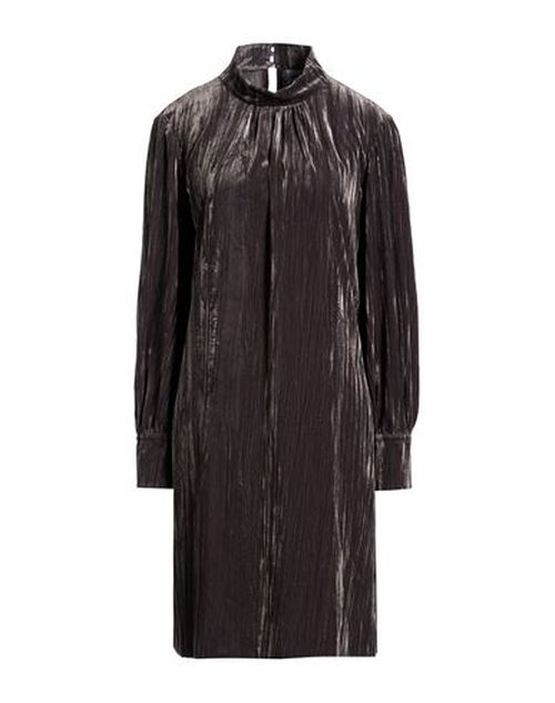 Woman Mini dress Gunmetal Size 6 Polyester