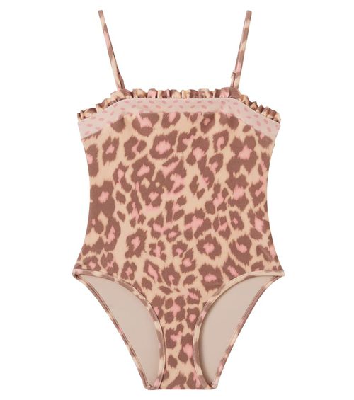 Leopard-print swimsuit