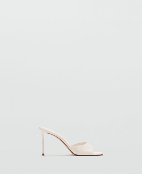 Women's Stiletto Heel Sandals - White
