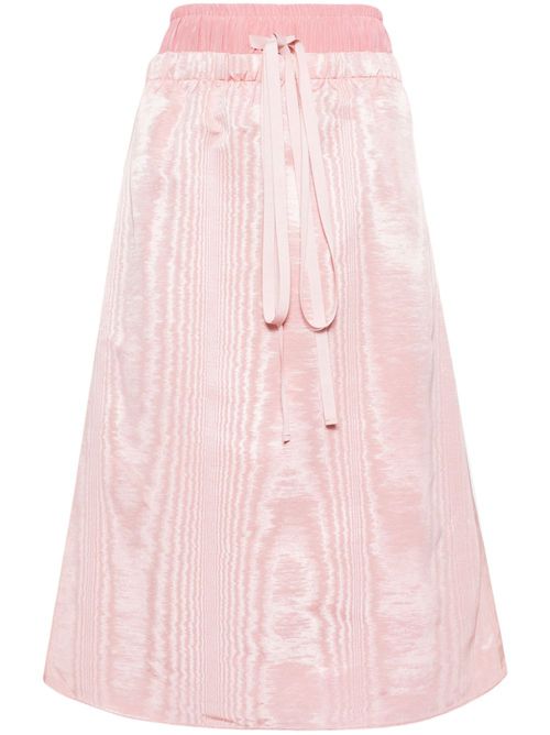 Wiederhoeft moire-effect skirt - Pink