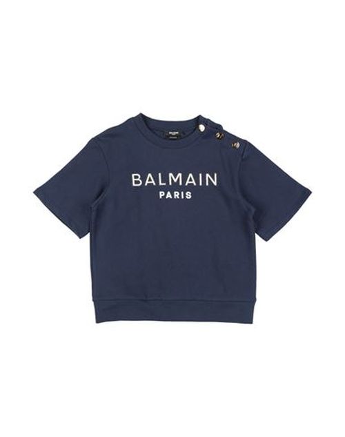 Kid Girl Sweatshirt Midnight blue Size 10 Cotton, Elastane