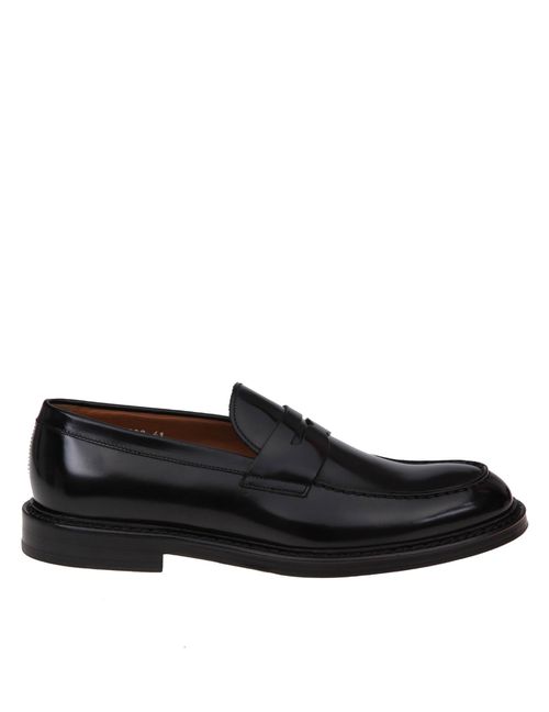 Black Leather Loafers