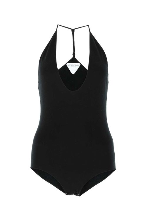 Cashmere Blend Bodysuit — Black