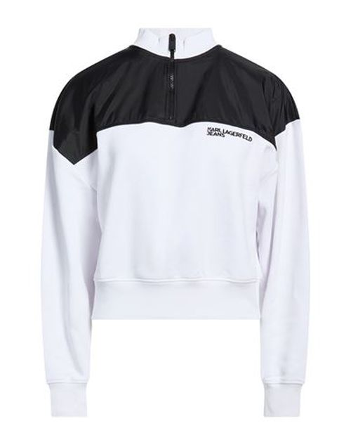 Woman Sweatshirt White Size M Organic cotton, Recycled polyester, Polyamide