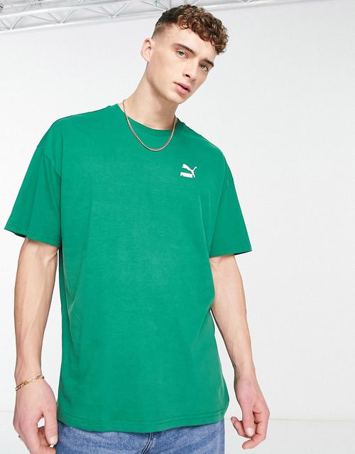 Classics oversized logo t-shirt in forest green