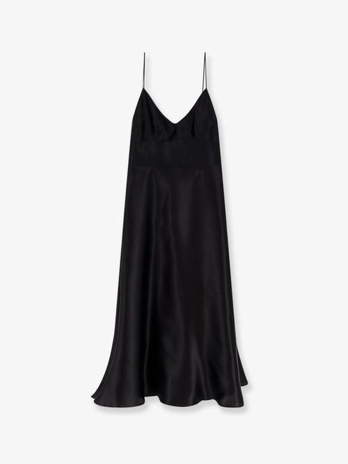 Silk Dress — Black