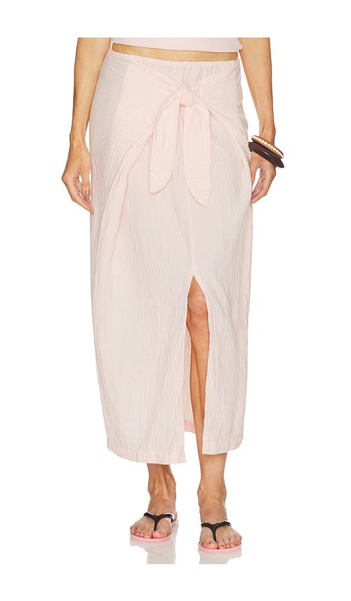 Bobi Faux Sarong Skirt in Himalayan Salt. XL also in XS, S