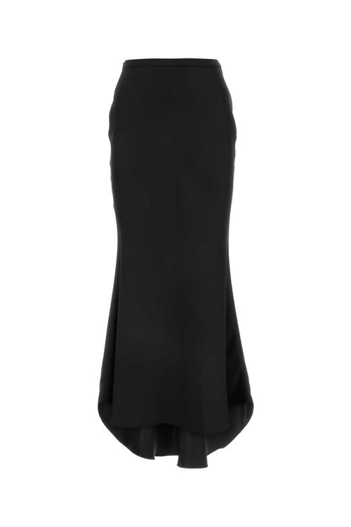 Black Satin Skirt