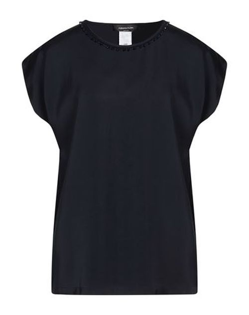 Woman Top Midnight blue Size 6 Viscose, Nylon, Glass, Polyester