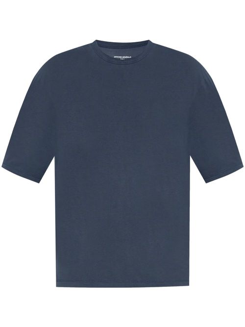 Crew-neck T-shirt - Blue