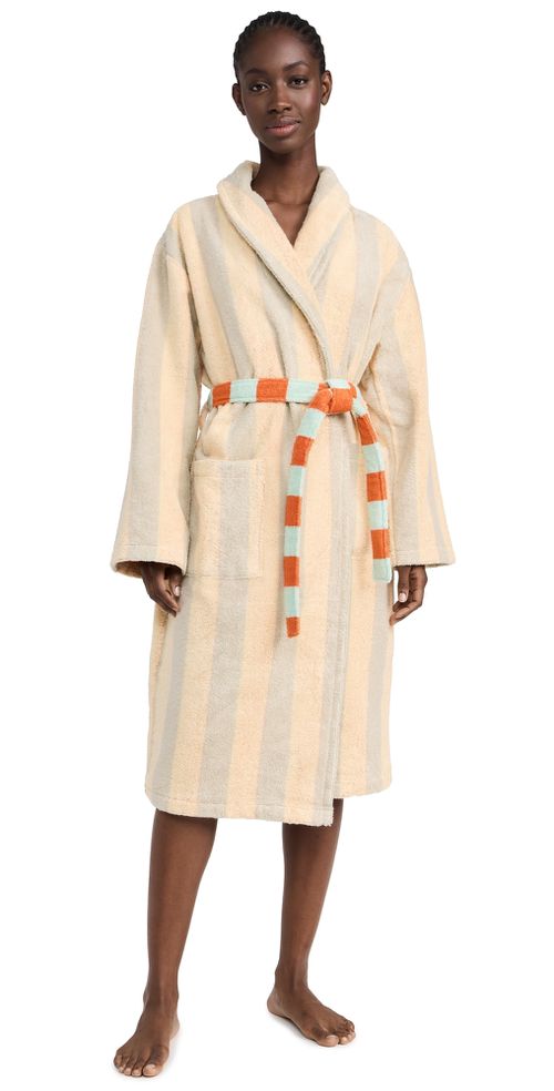 Stripe Bathrobe Mona Stripe