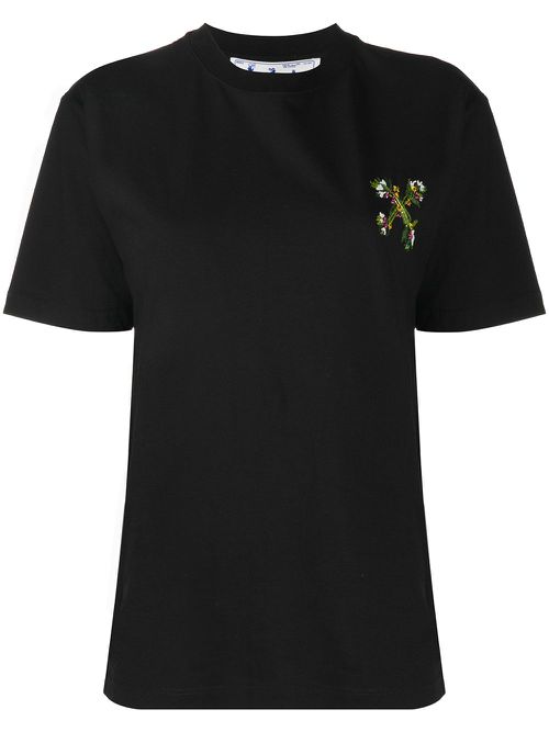 Embroidered Arrow T-shirt - Black