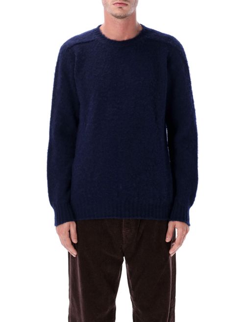 Navy Blue Wool Sweater